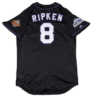 1998 Cal Ripken Jr. All-Star Game American League Workout Jersey (Ripken LOA)